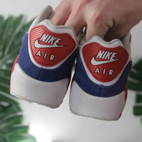 womens nike air max white and blue